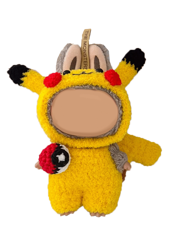 Pikachu-Inspired Costume Set