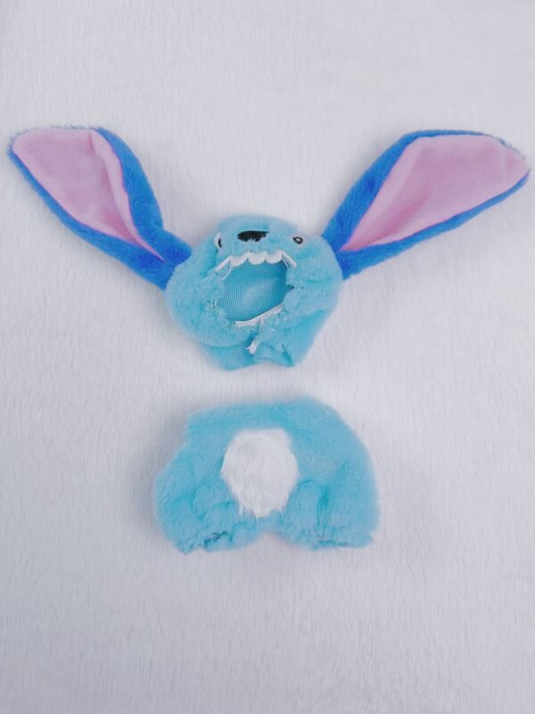 Blue Alien-Inspired Doll Costume for 17cm Plush