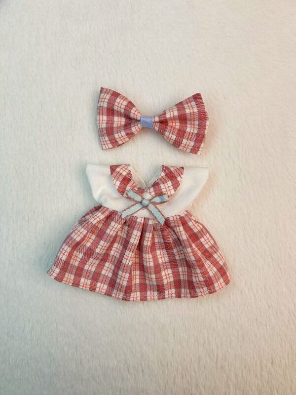 Pink JK School Uniform Set for 17cm Dolls