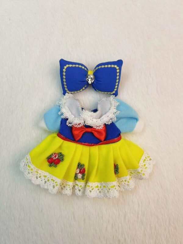 Snow White-Inspired Dress for 17cm Dolls